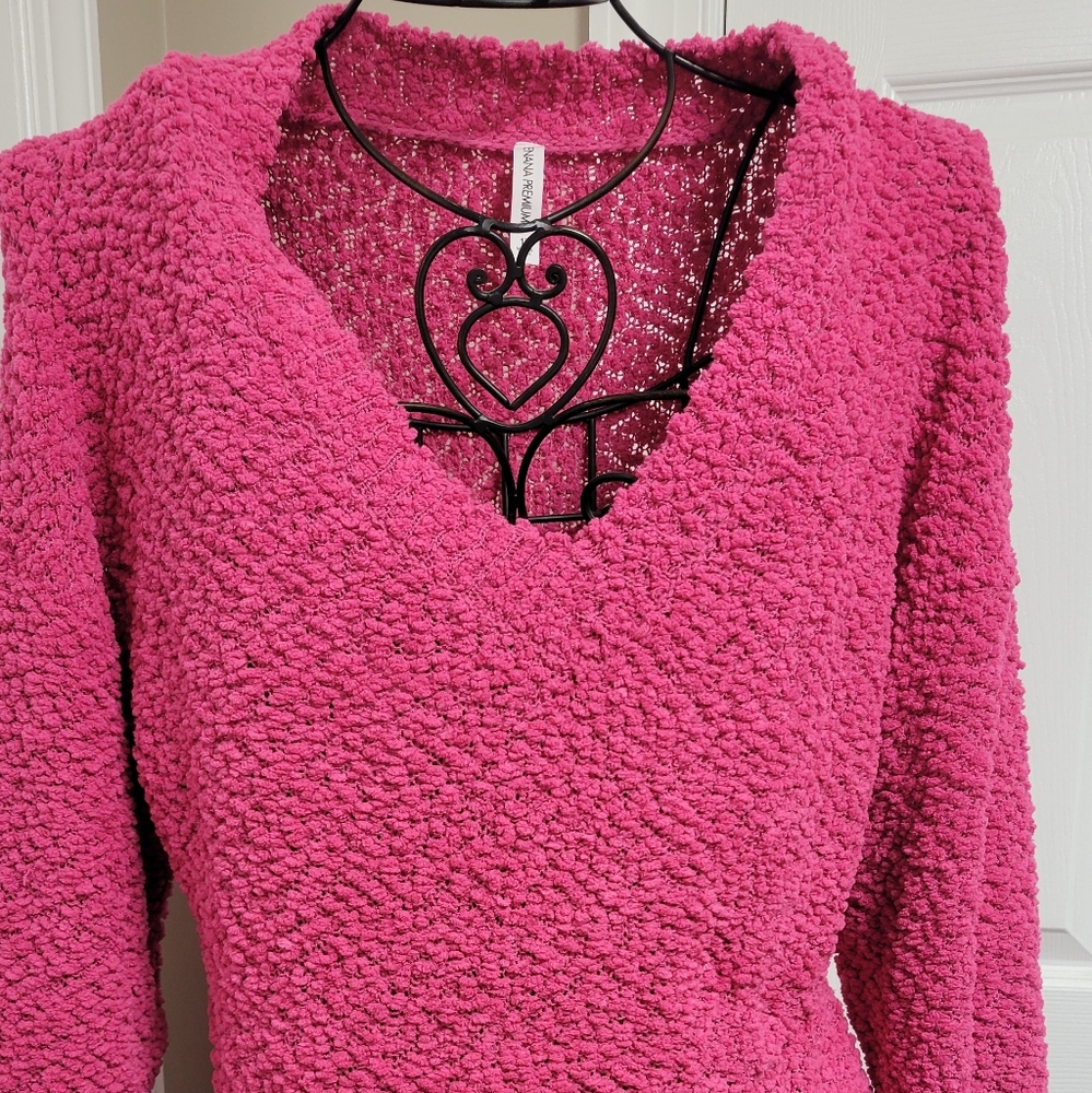 Zenana Size 2x Pink Sweater